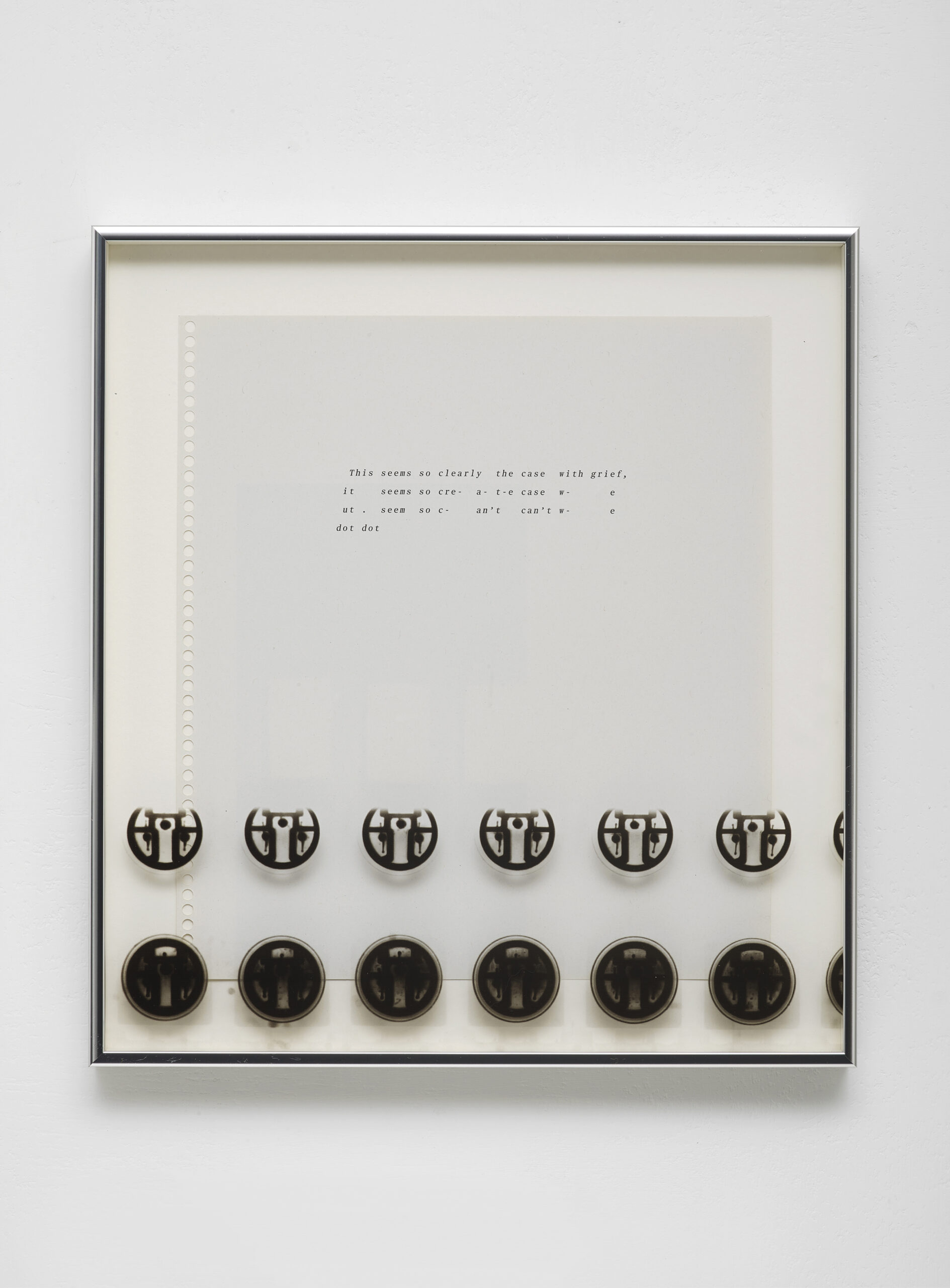 Anna Barham This seems so clearly the case with grief, 2020 (work on paper)