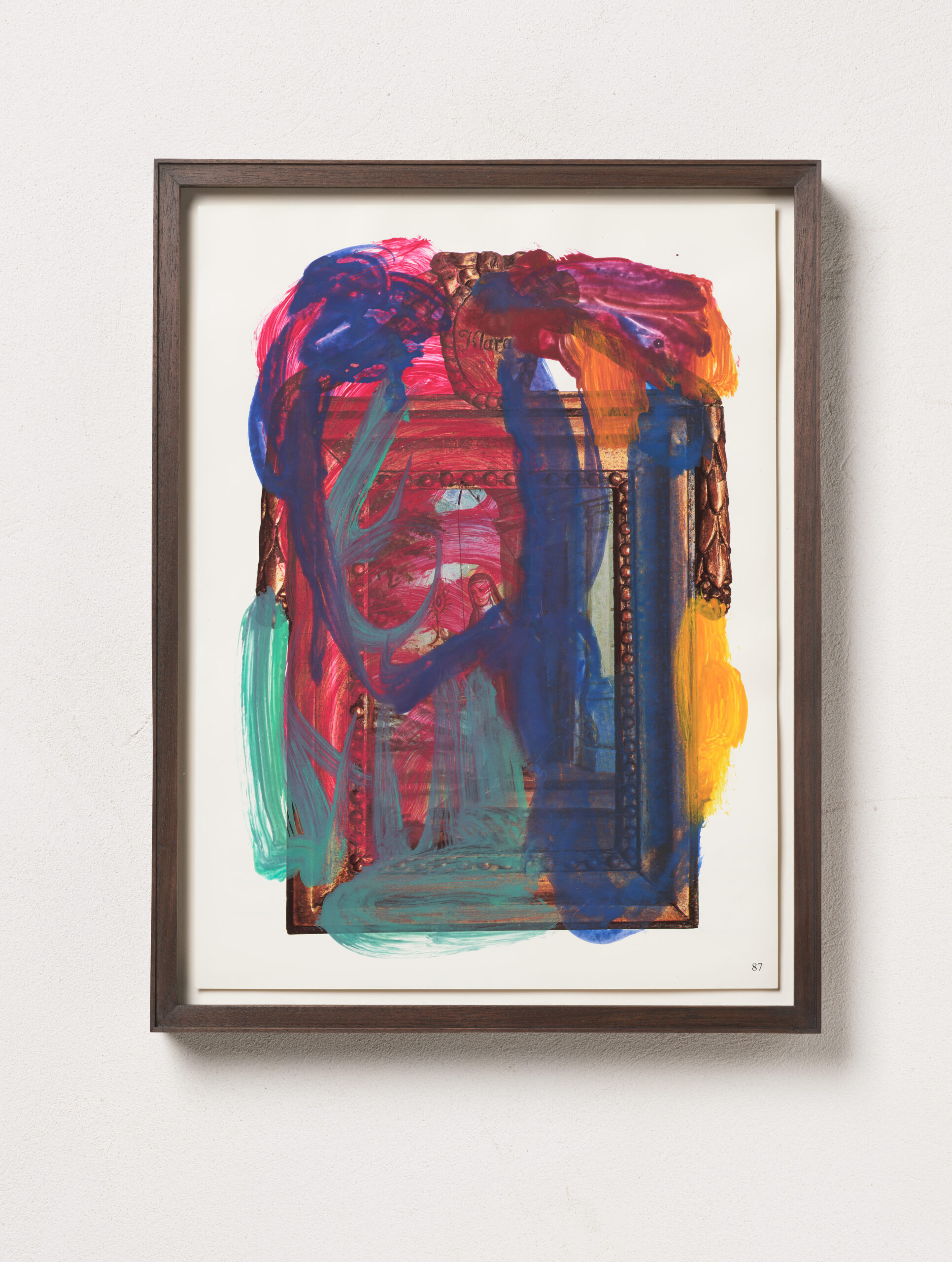 Peggy Franck Unititled (p. 87), 2025 Gouache on paper (bookpage)